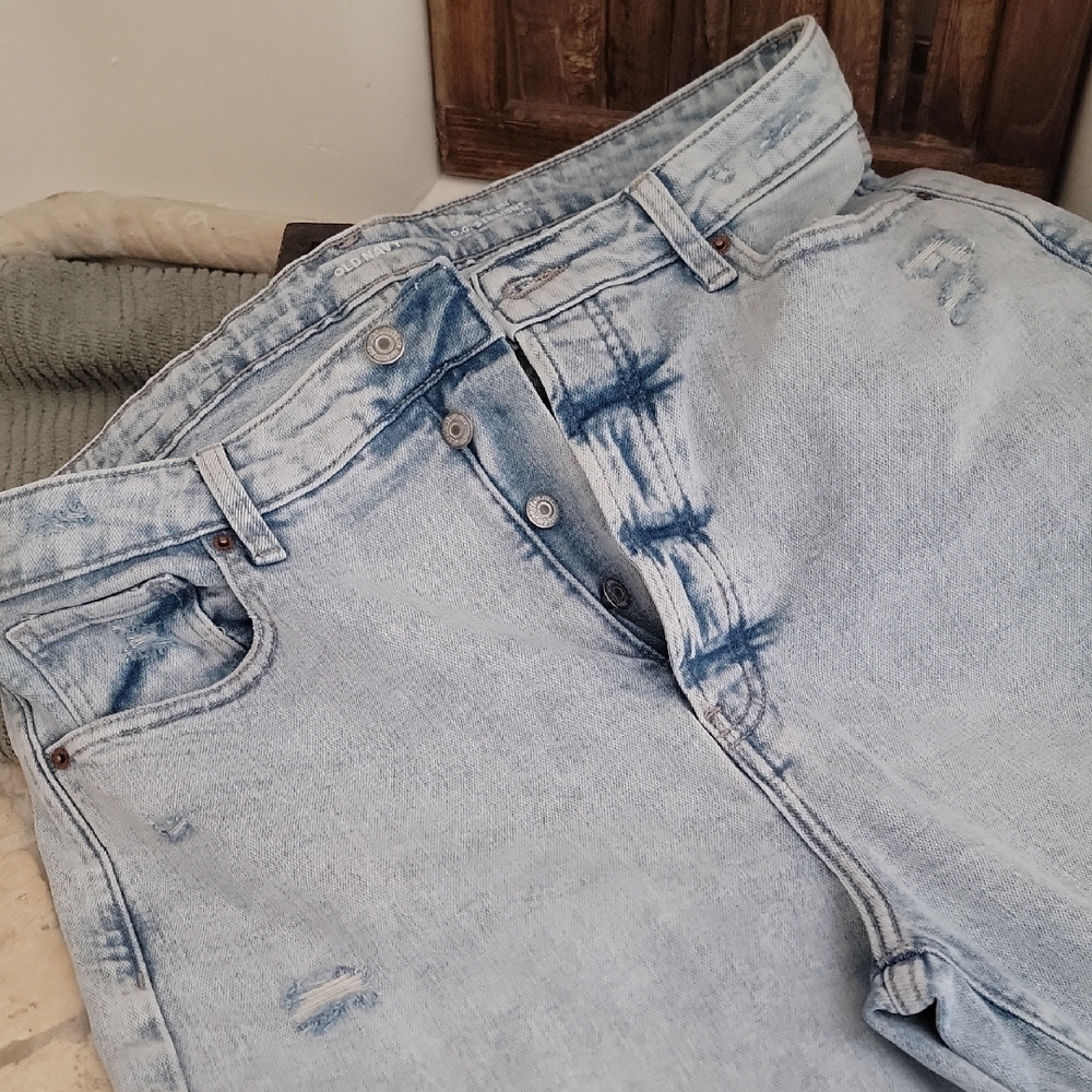 Old Navy Blue Boyfriend Jeans Relaxed Fit